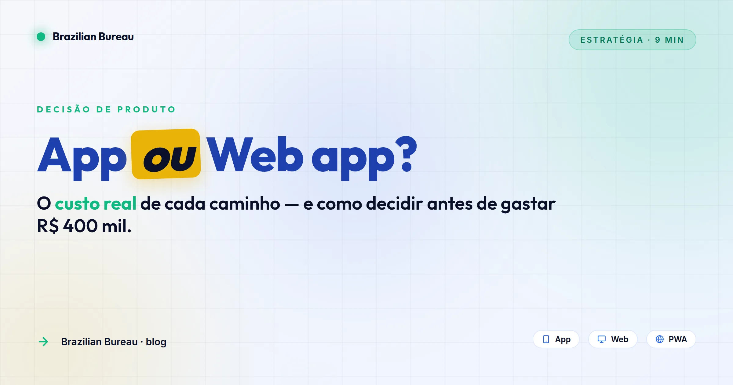 App próprio ou web app?